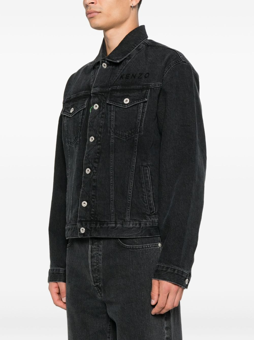 Boke Flower denim jacket - 4