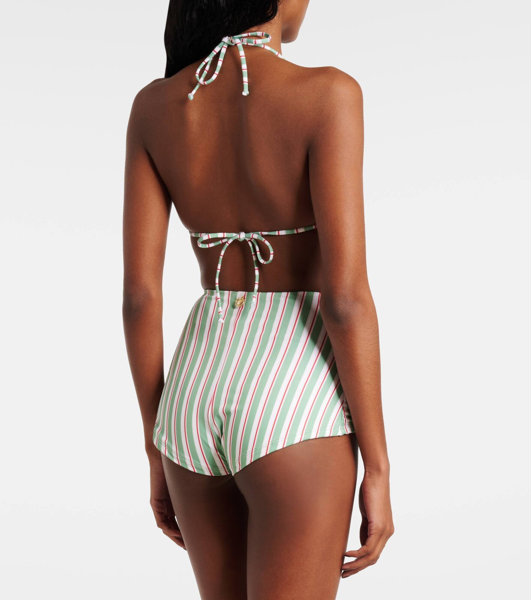 Bell striped bikini top - 3