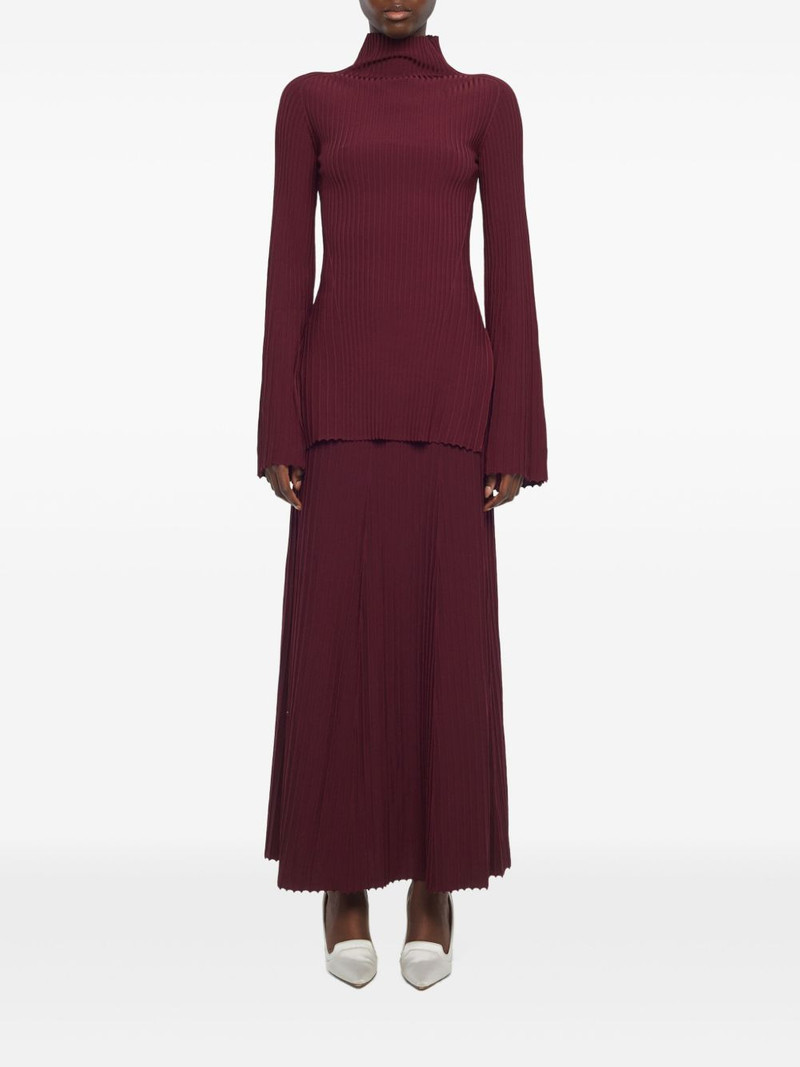 ADAM LIPPES ribbed long-sleeve top outlook