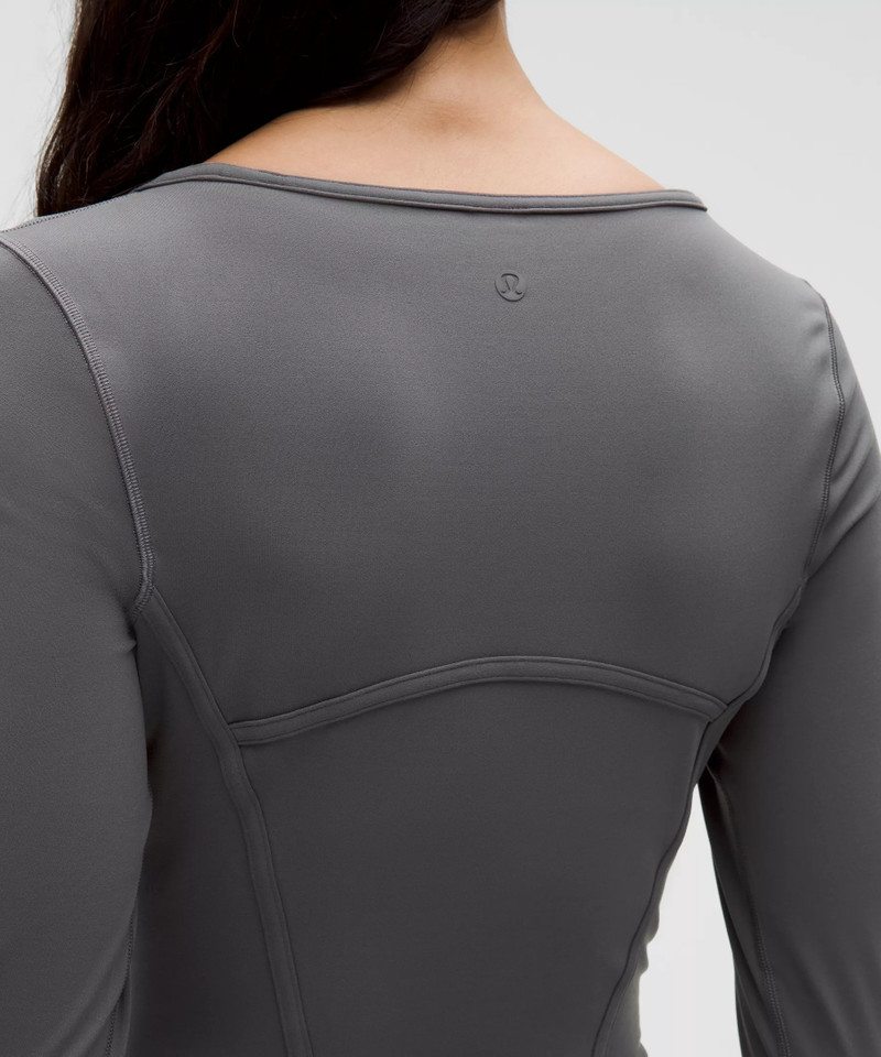 Waist-Seamed Nulu Long-Sleeve Shirt 5