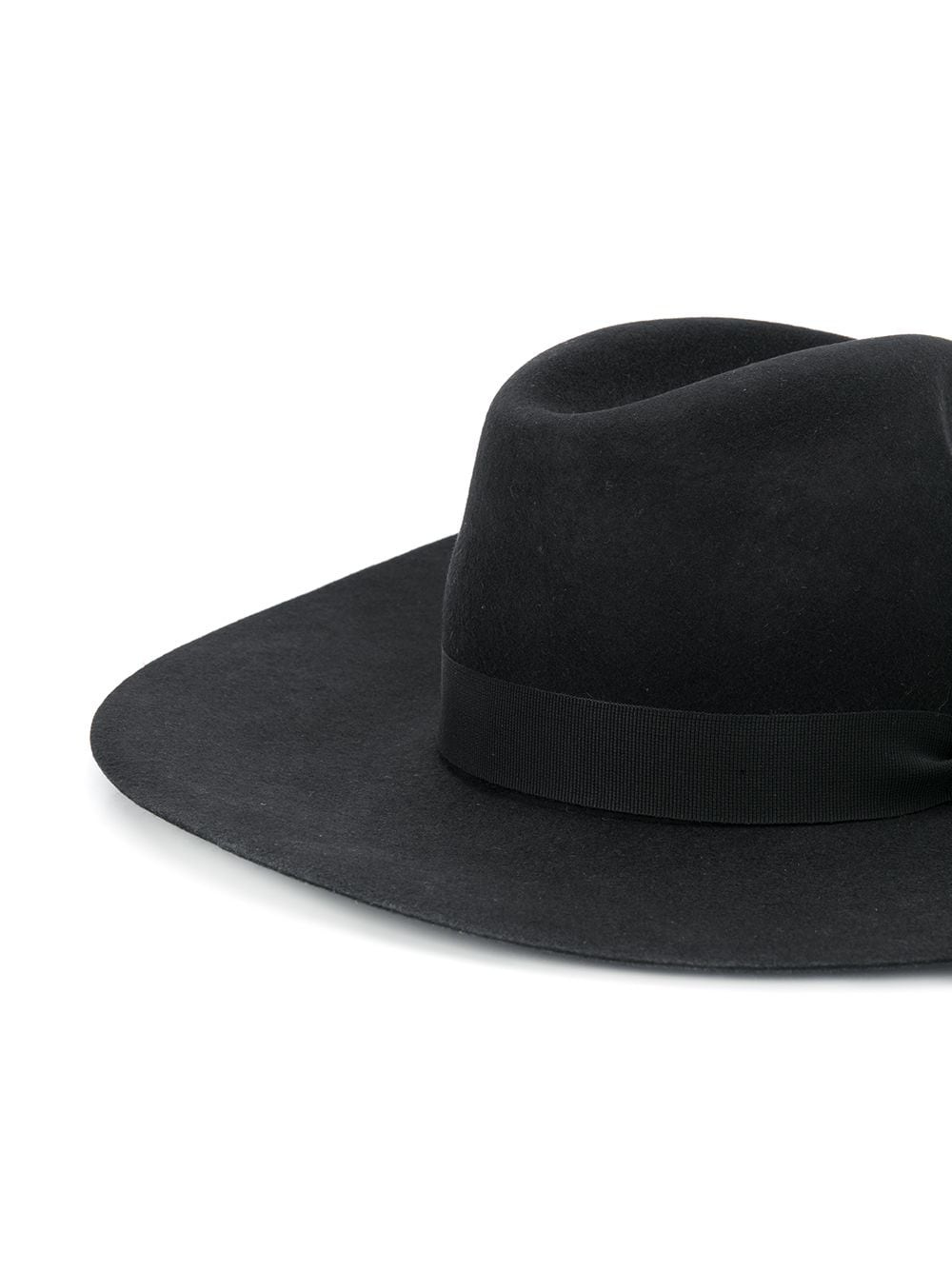 knitted wide brim fedora hat - 2