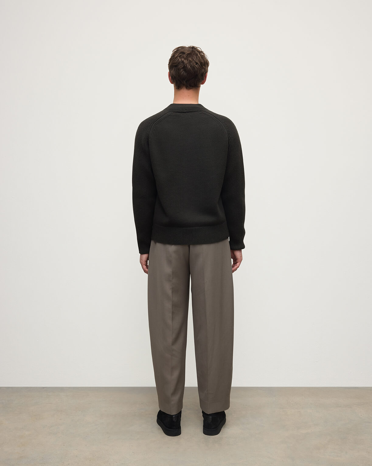 Ribbed Cashmere Grey Cardigan - 4