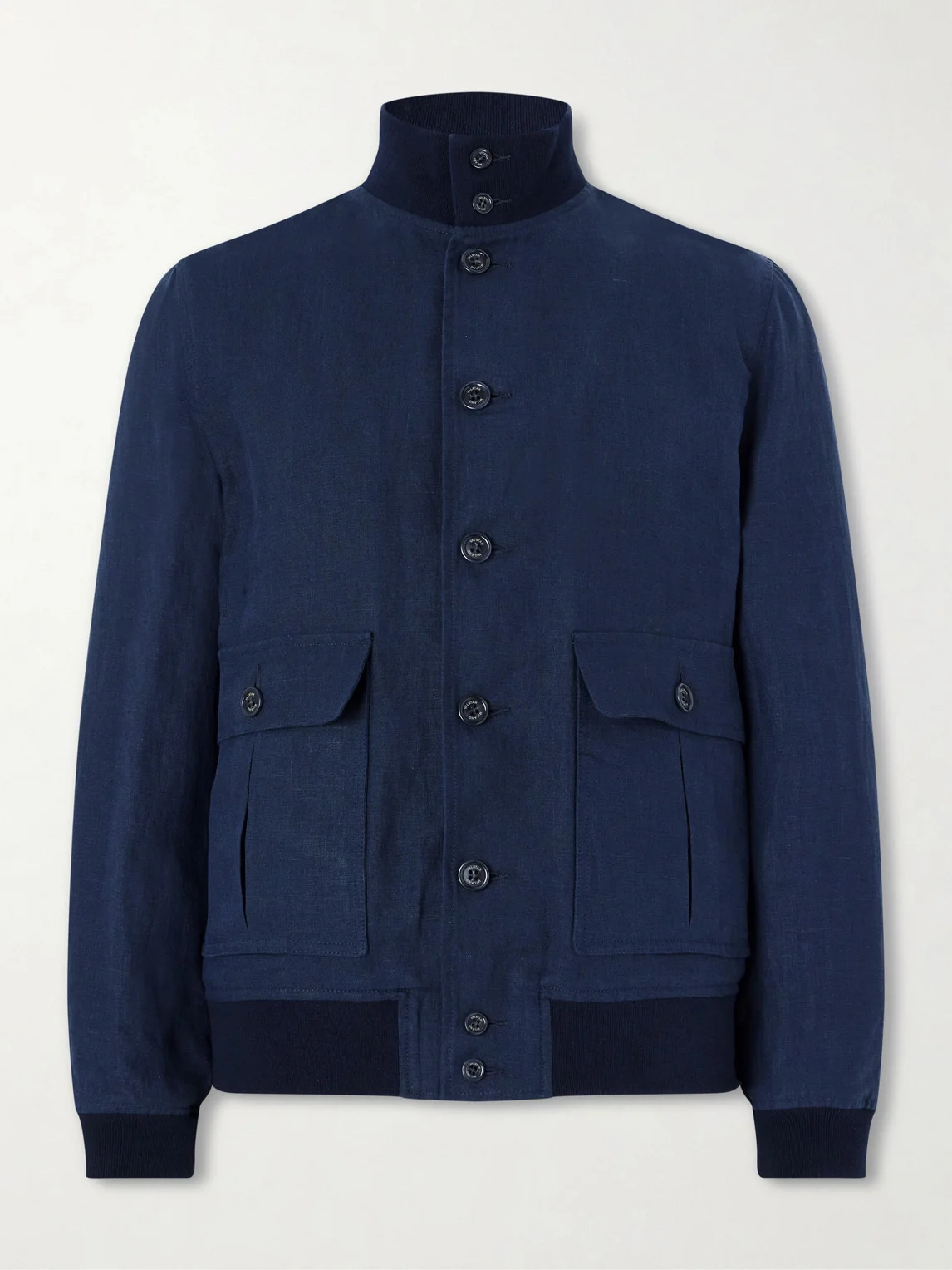 Valstarino Linen Bomber Jacket - 1