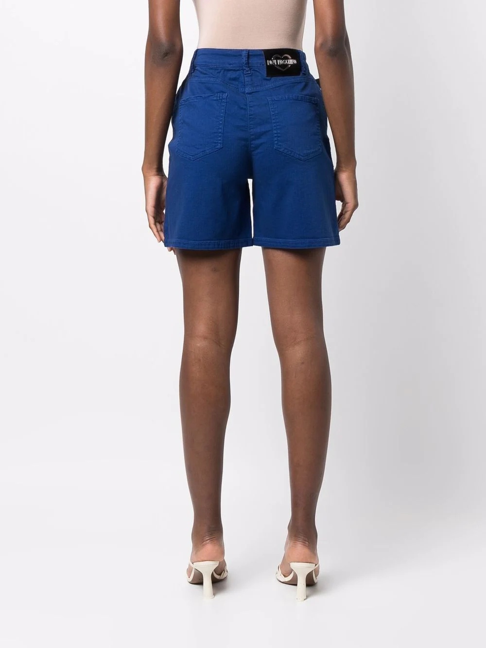 high-waisted chino shorts - 4