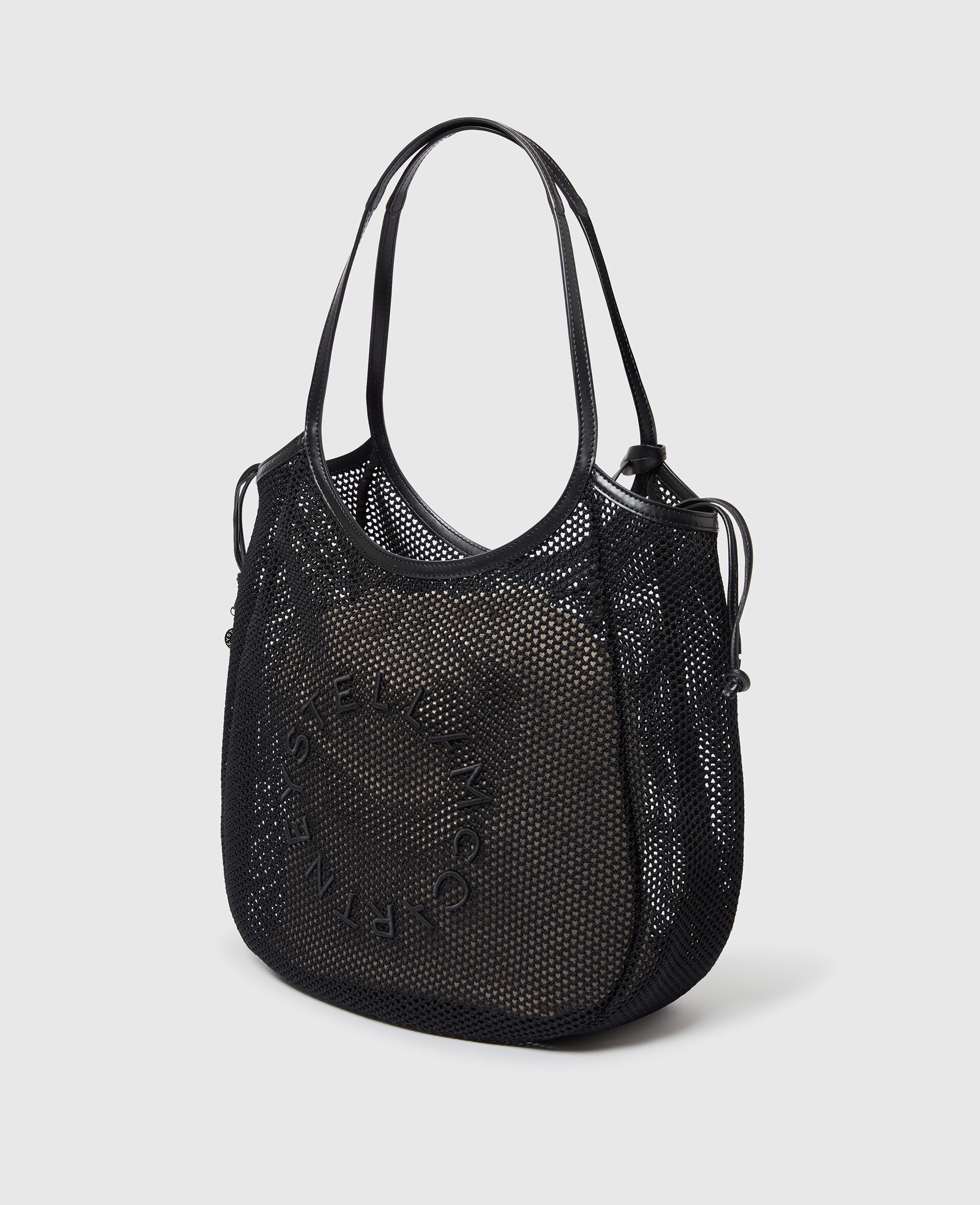 Logo Mesh Hobo Bag - 3