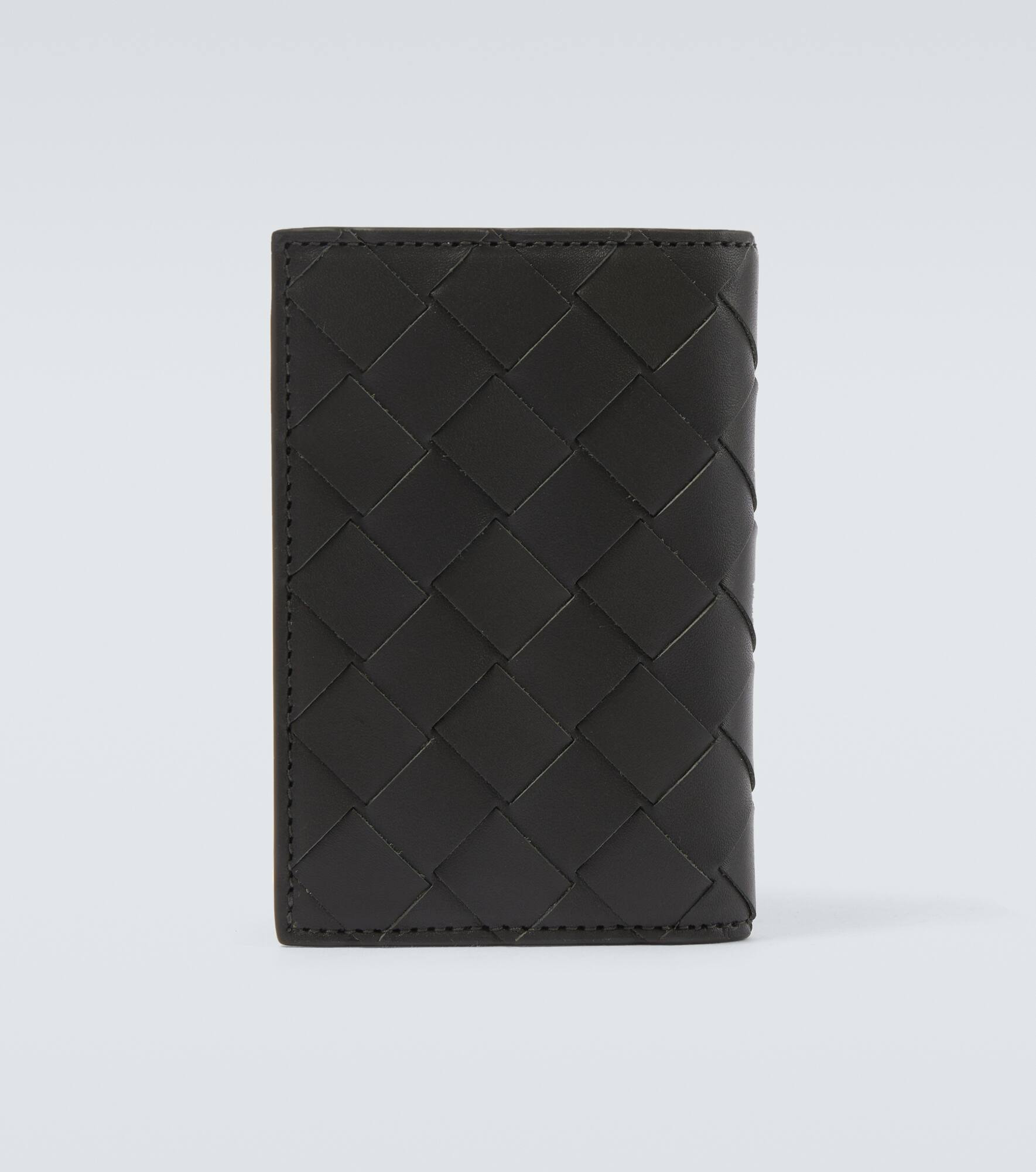 Intrecciato leather wallet - 3