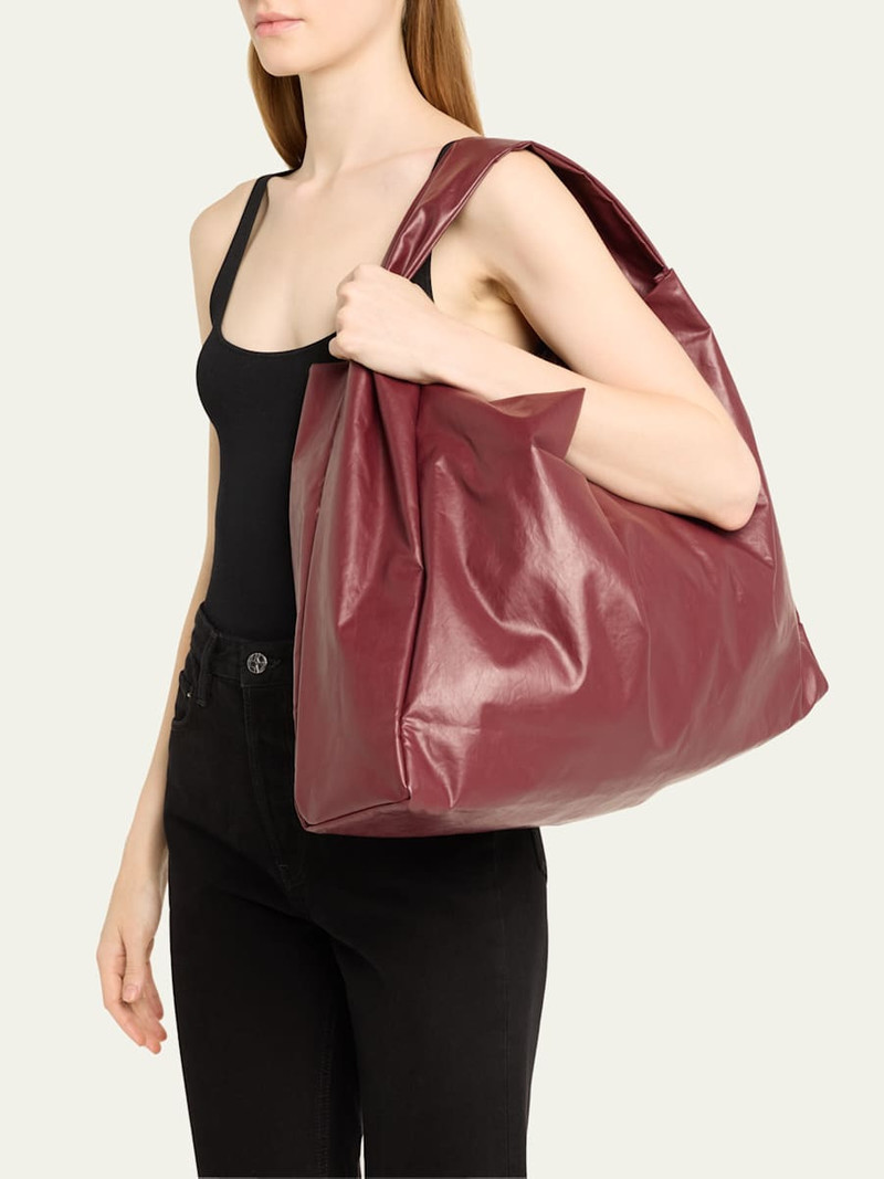 KASSL Editions Oil Faux-Leather Shoulder Bag outlook