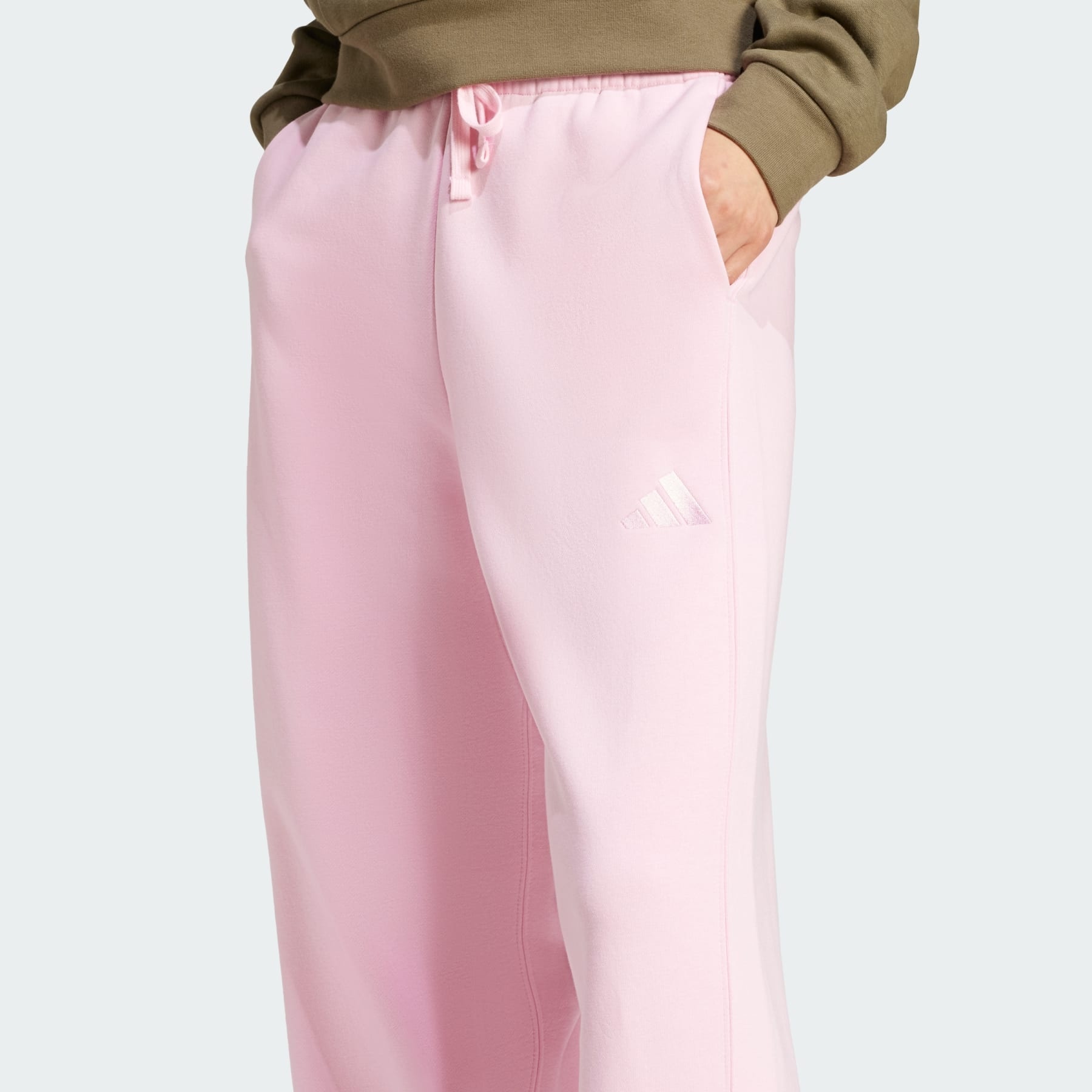 ALL SZN Fleece Loose Wide-Leg Pants - 5