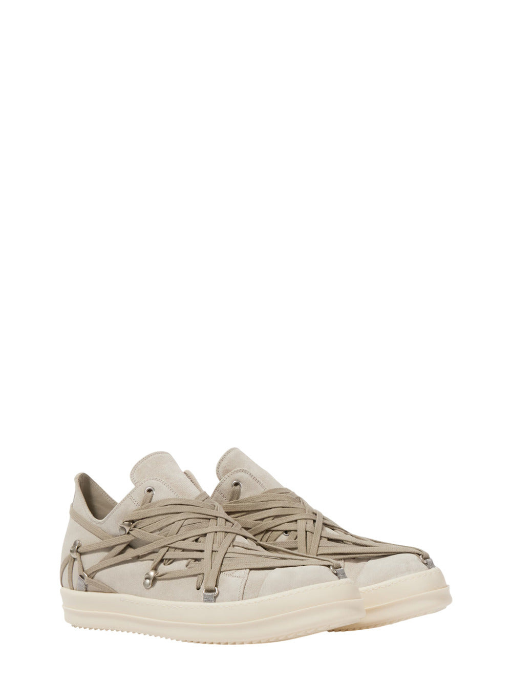Rick Owens Women Megalace Sneakers In Suede - 2