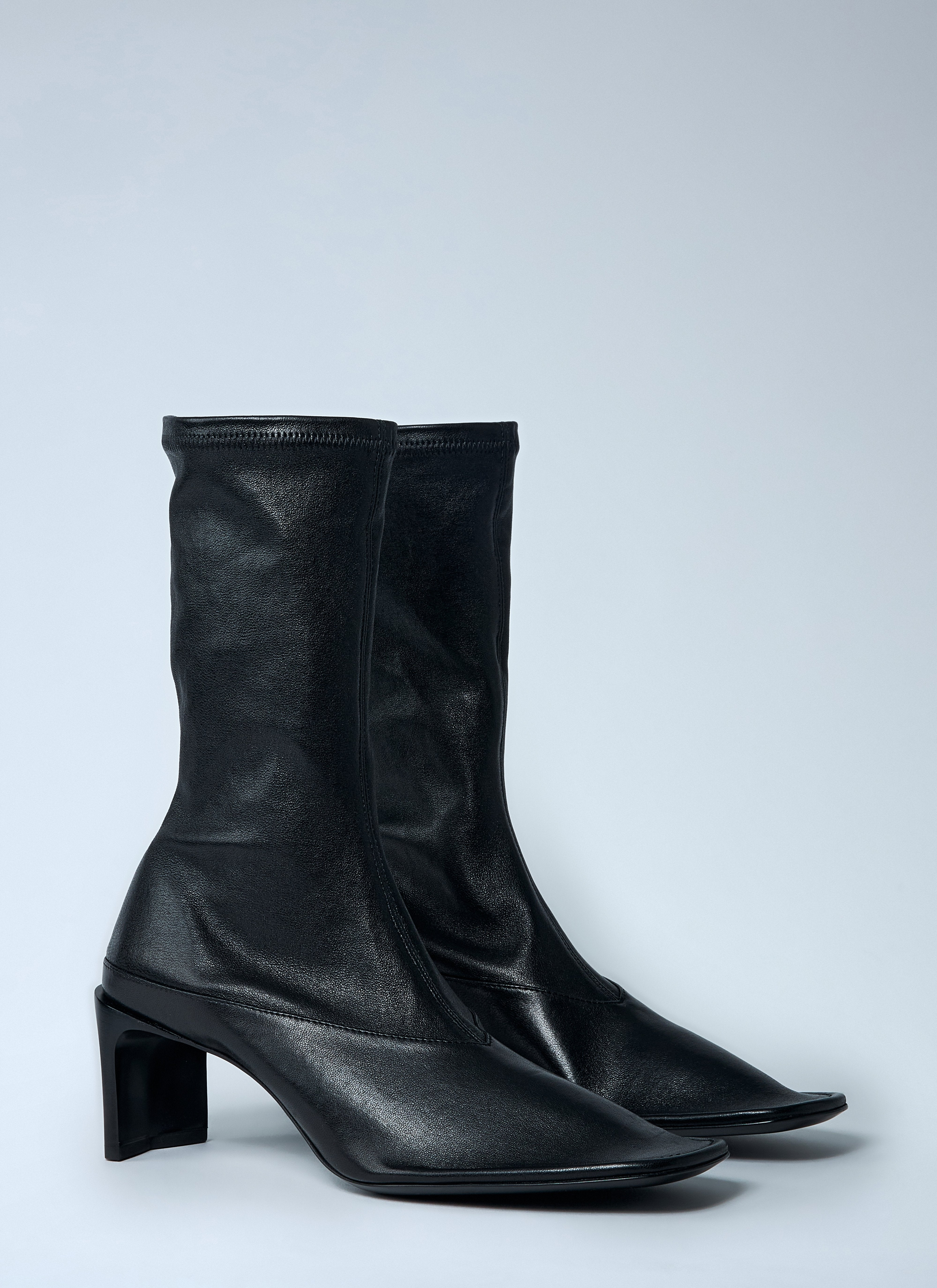 Jil Sander Women Heeled Leather Boots - 2