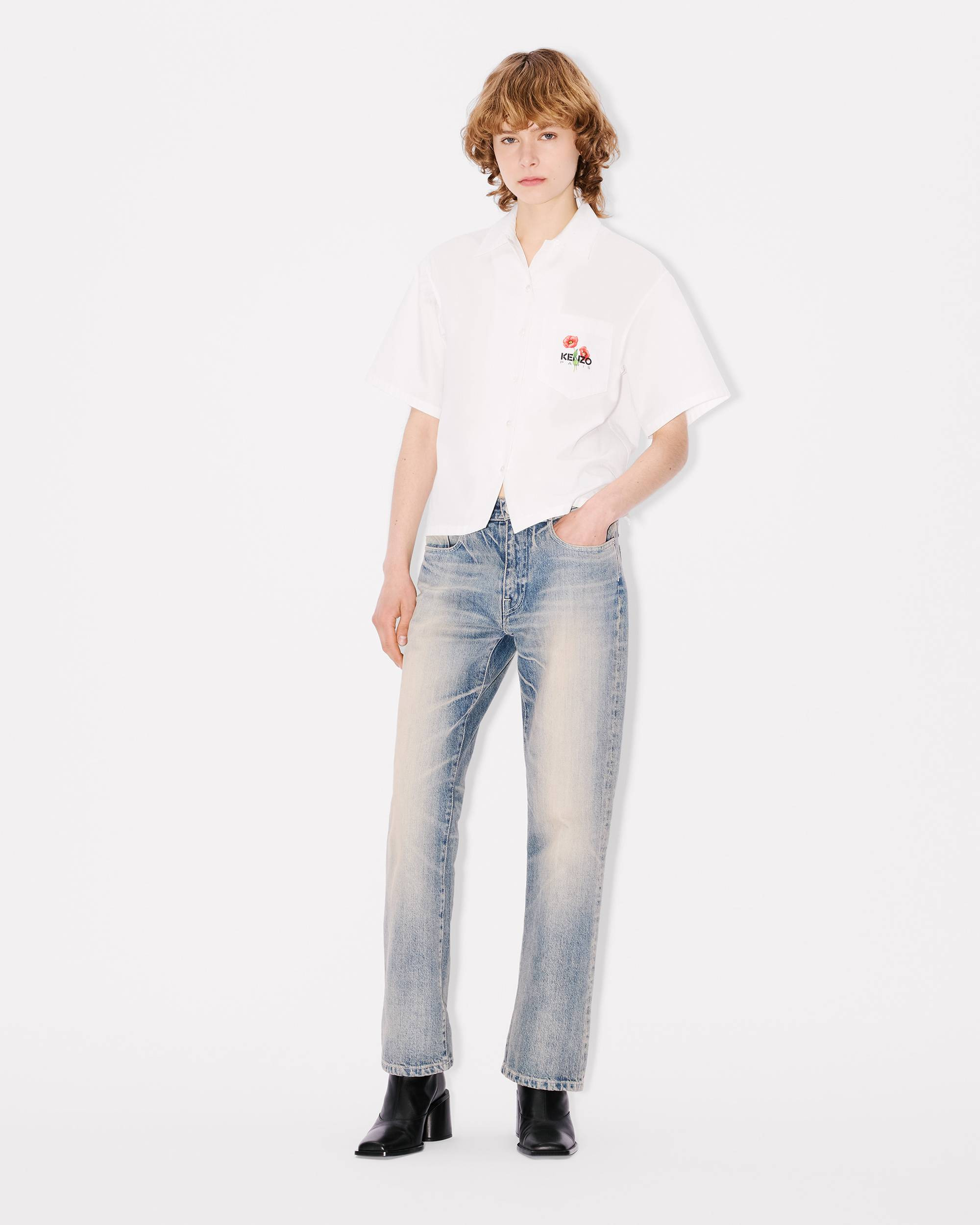 'KENZO Archive Bouquet' hawaiian shirt in cotton poplin - 5