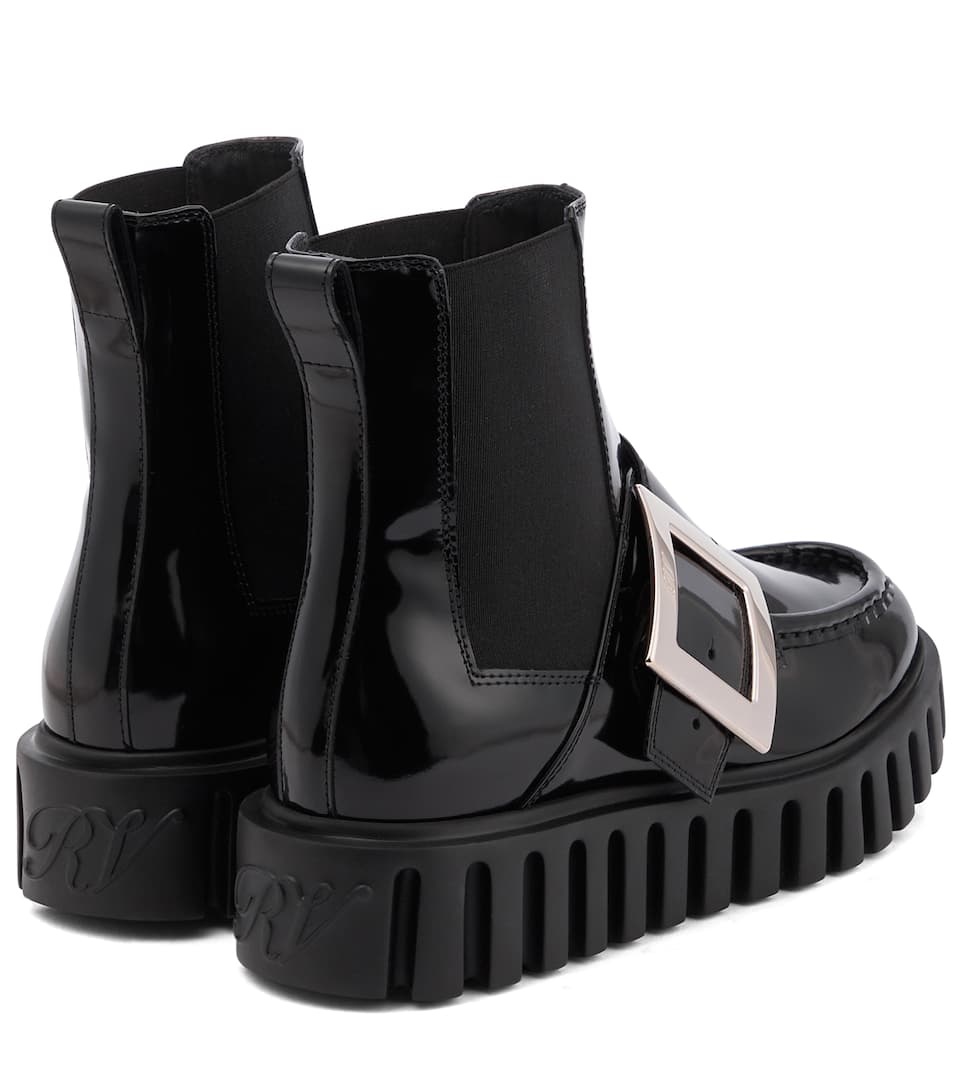 Viv' Go-Thick leather platform Chelsea boots - 3