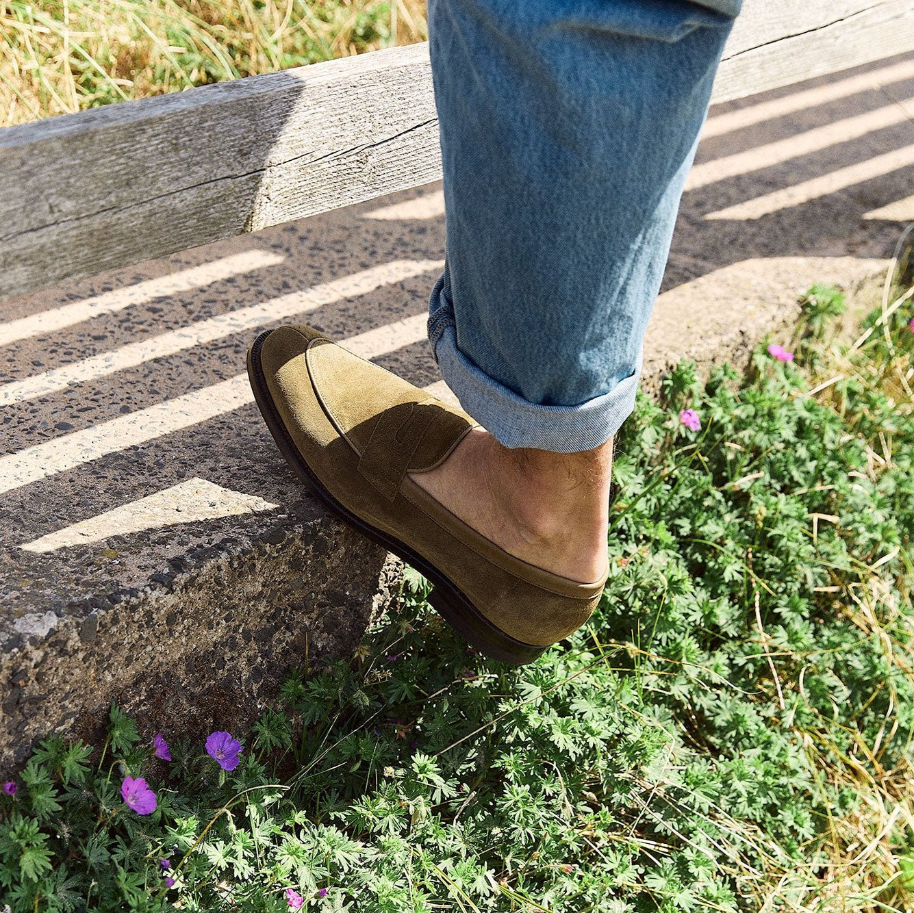 Bristol - Avocado Janus Calf Suede - 3