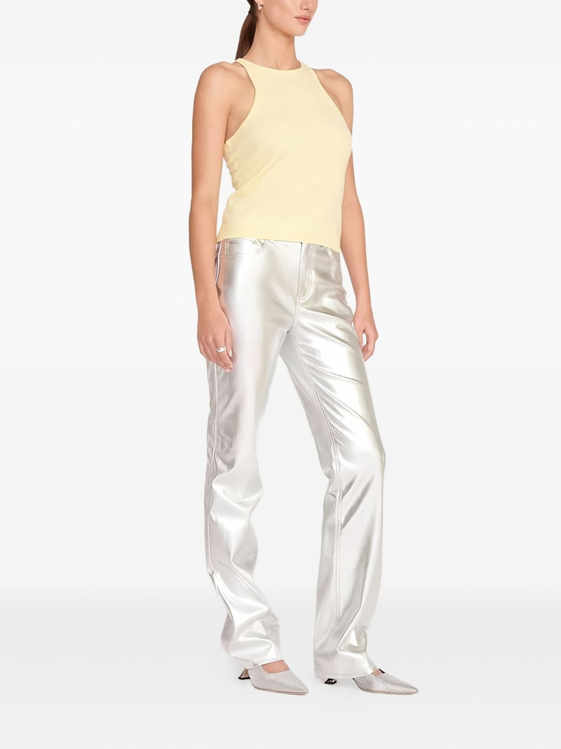 STAUD metallic-effect trousers outlook