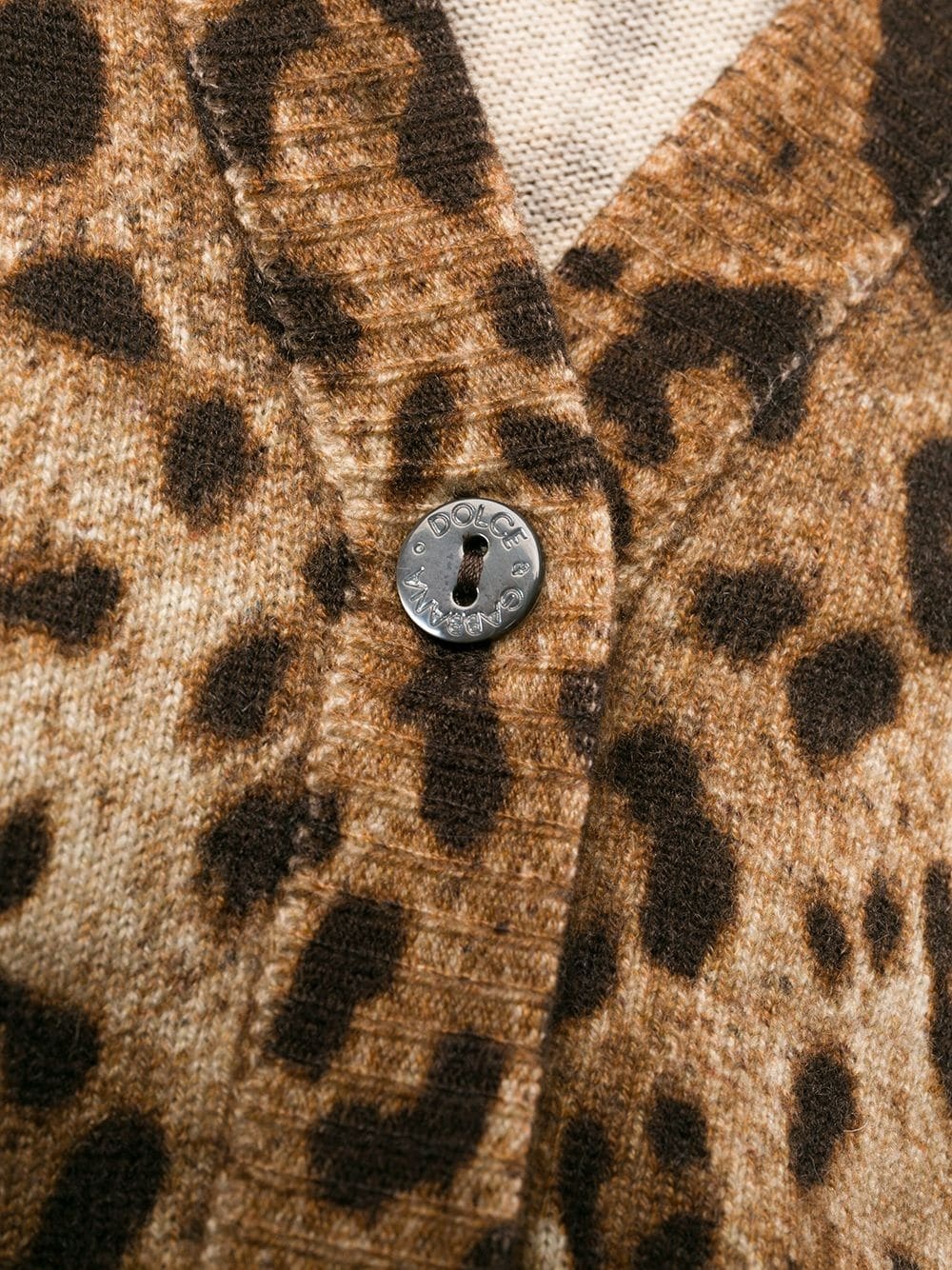 leopard print cardigan - 6