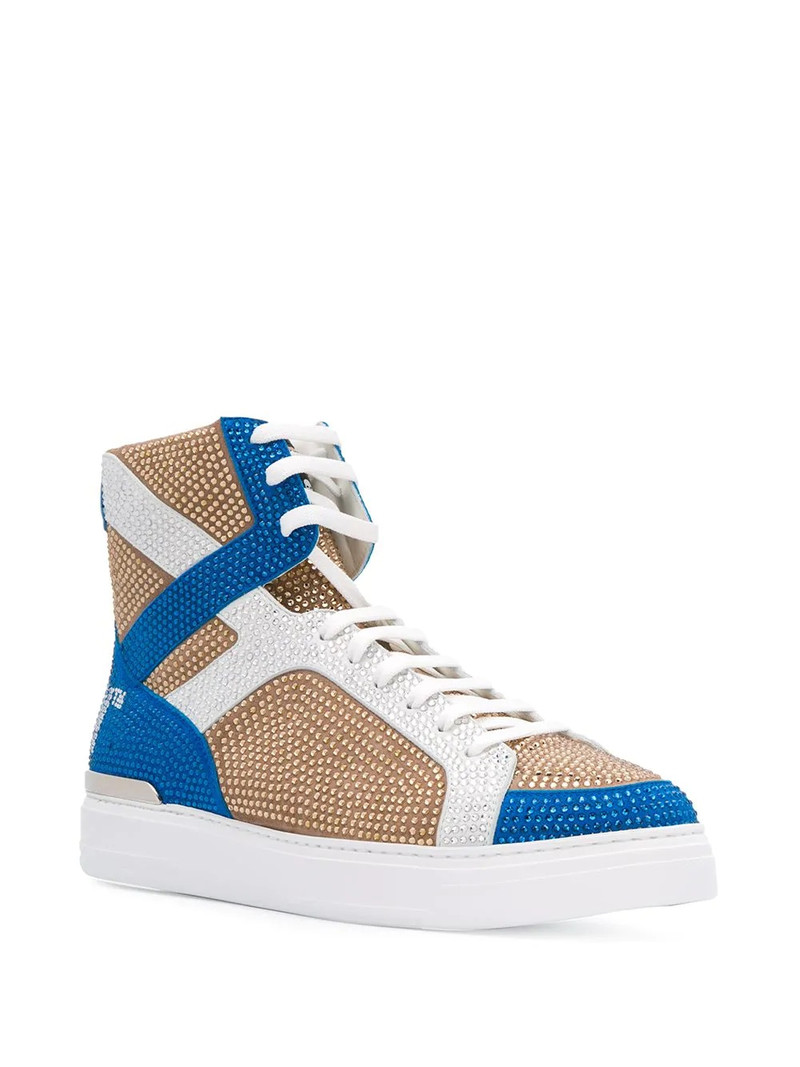PHILIPP PLEIN Money Beast hi-top sneakers outlook