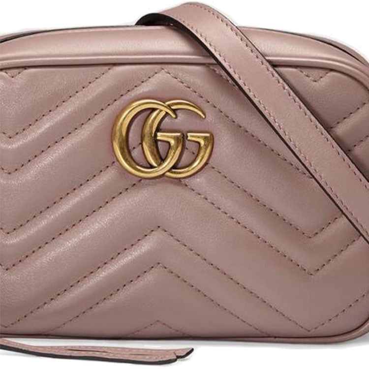 (WMNS) Gucci GG Marmont Matelasse Mini Bag 'Rose Antic' 448065-DTD1T-5729 - 8