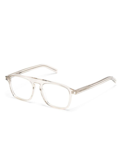 SAINT LAURENT SL157 round-frame glasses outlook