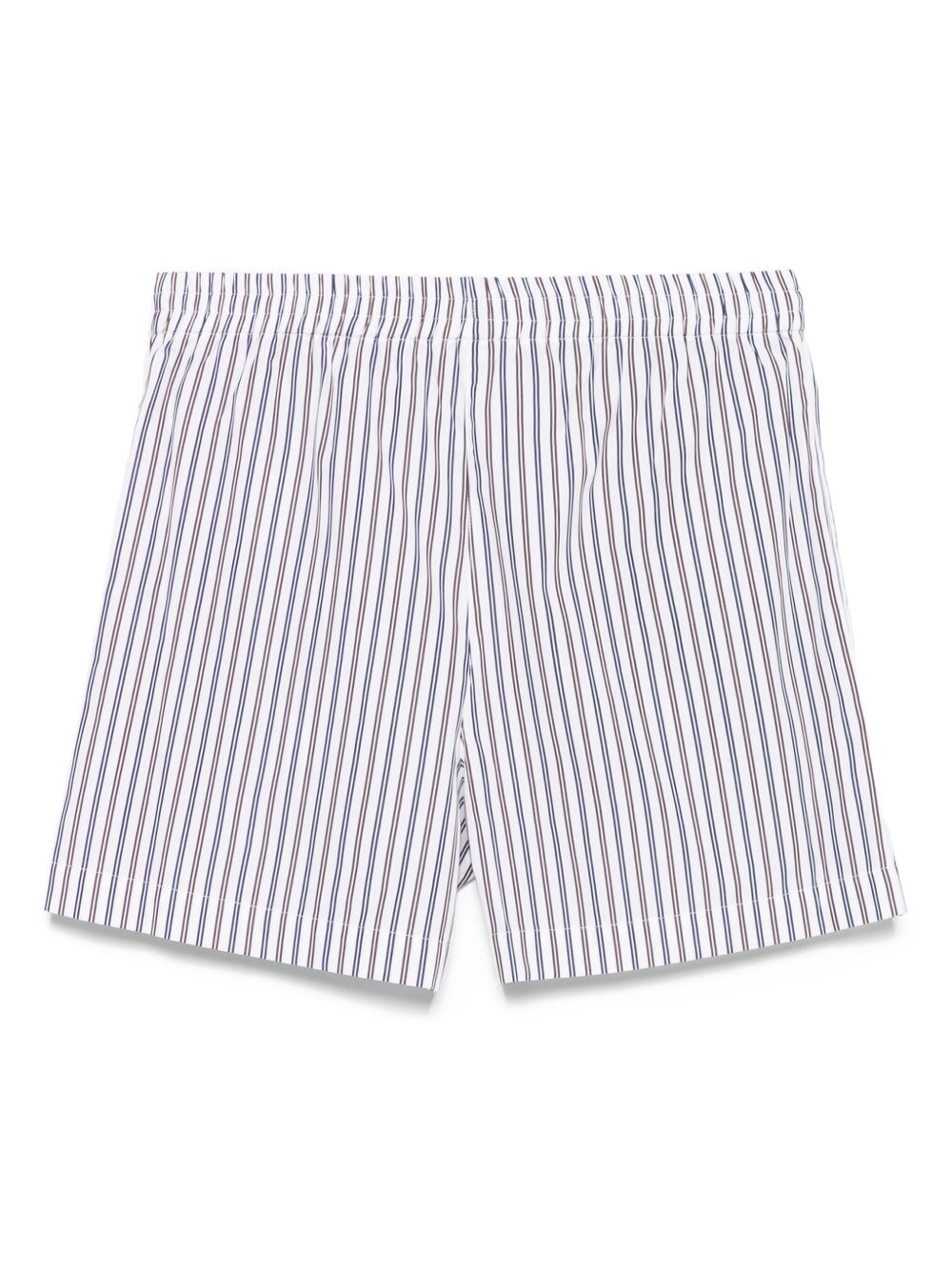striped cotton shorts - 2