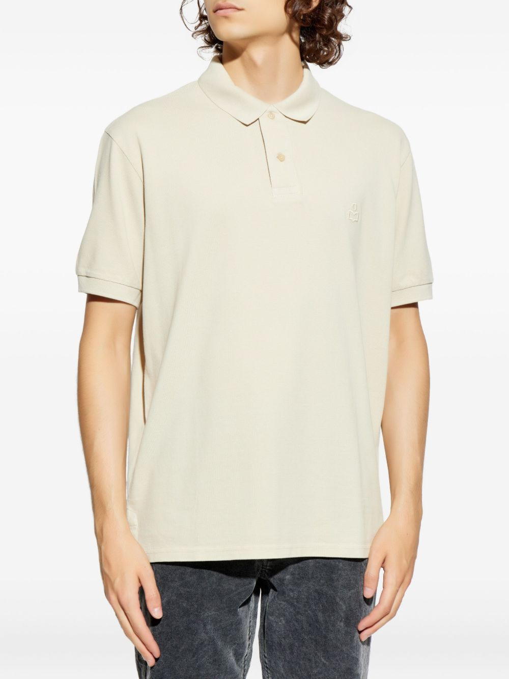 embroidered polo shirt - 3