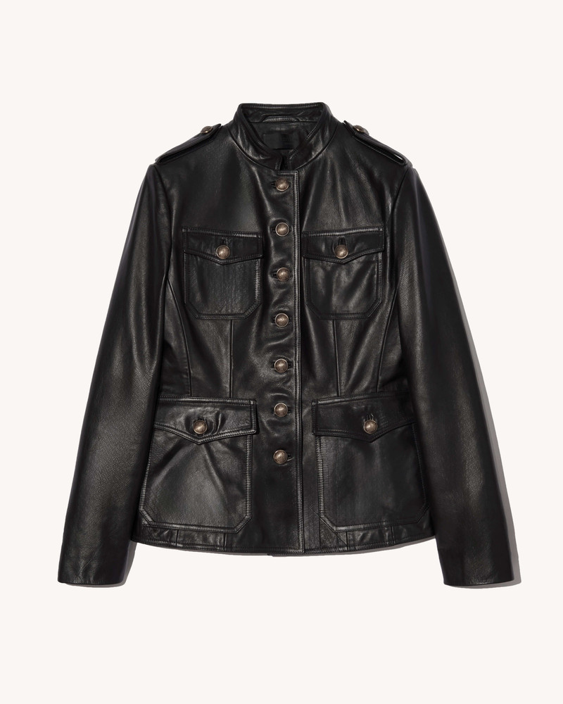GERALDINE LEATHER JACKET - 1