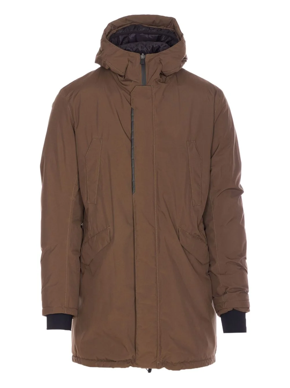 hooded padded parka - 1