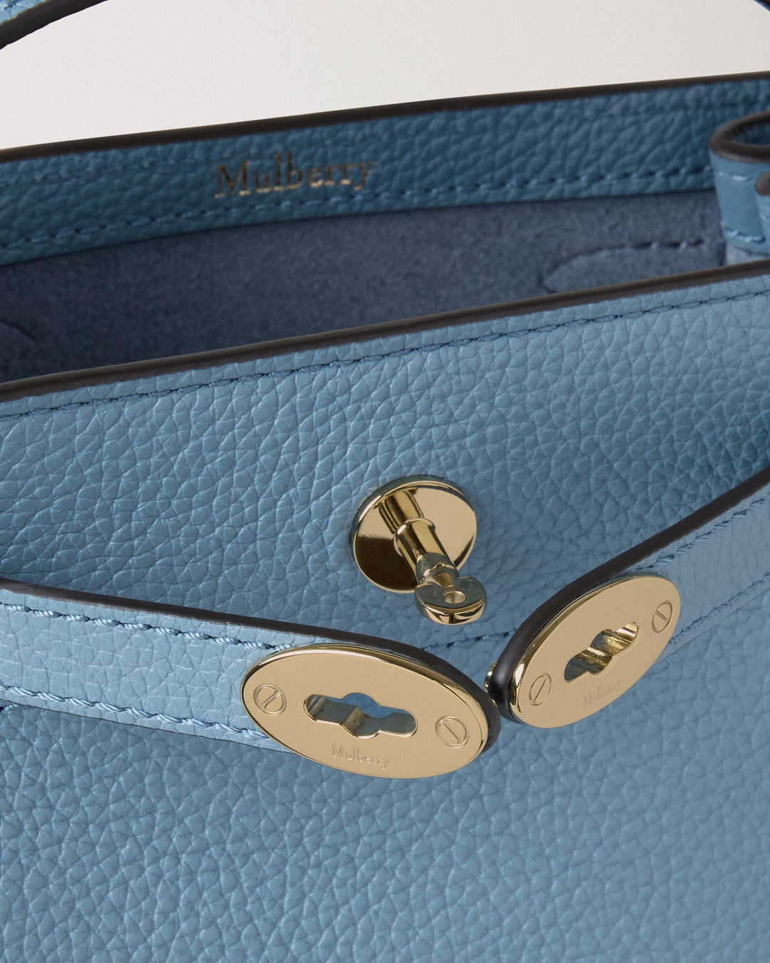 Mini Islington Bucket Brighton Blue Small Classic Grain - 6