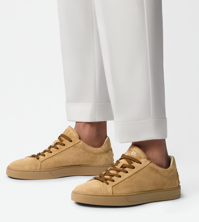 Tod's SNEAKERS IN SUEDE - BROWN outlook