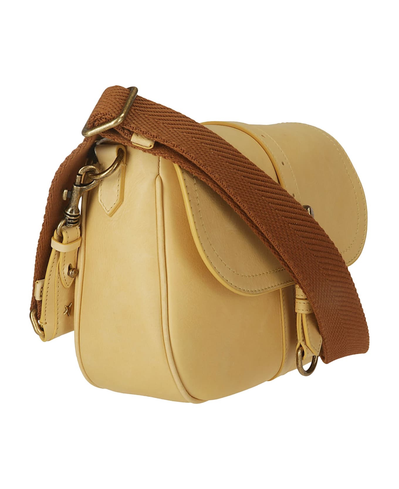 Sally Bag Medium Smooth Calfskin Leather Fabric Sh - 2