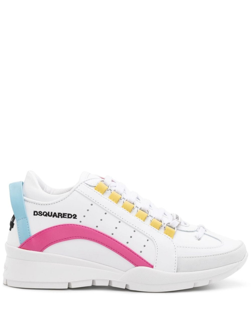 lace-up leather sneakers 1