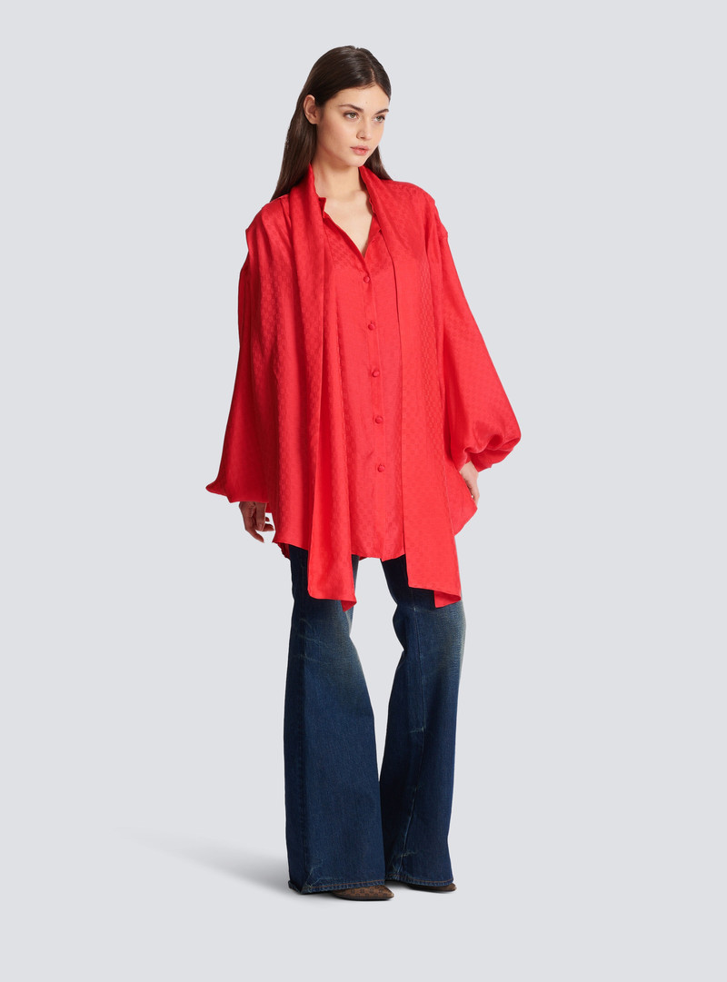 Mini monogram silk shirt 3
