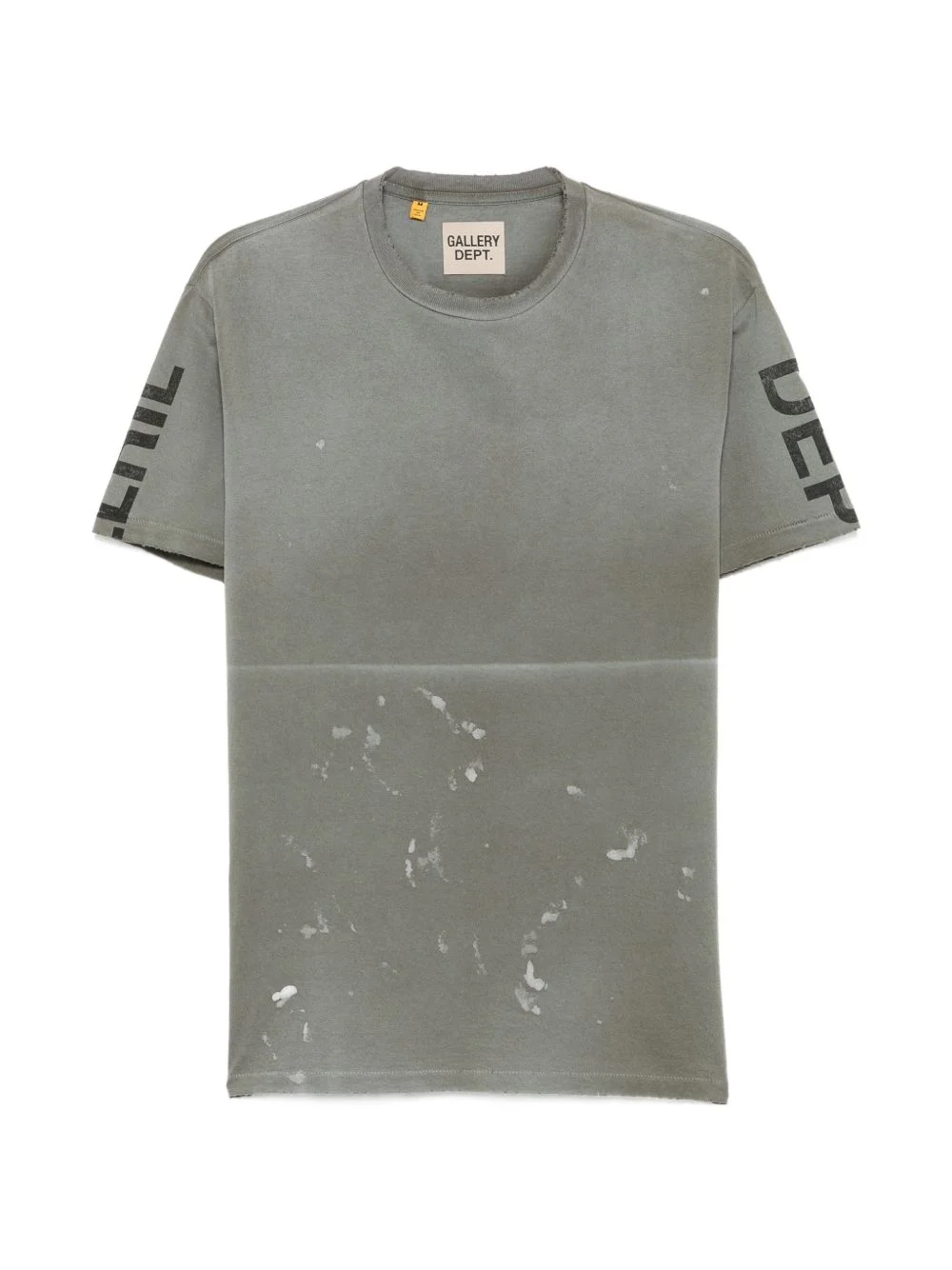 paint-splatter logo-print T-shirt - 1