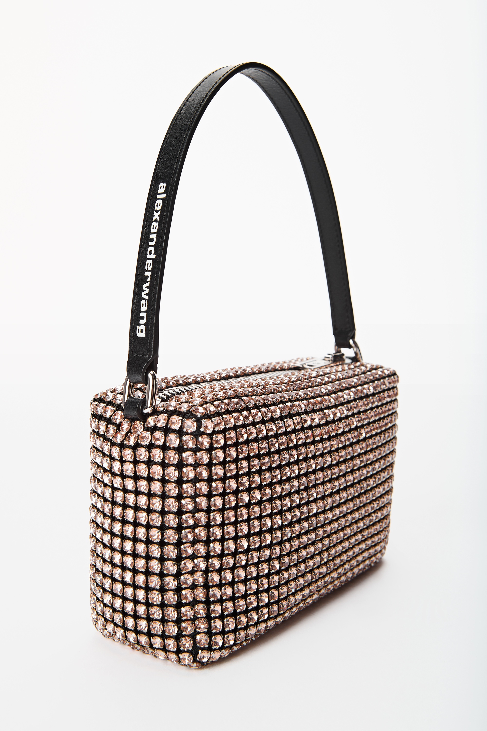 HEIRESS MEDIUM POUCH IN CRYSTAL MESH - 3