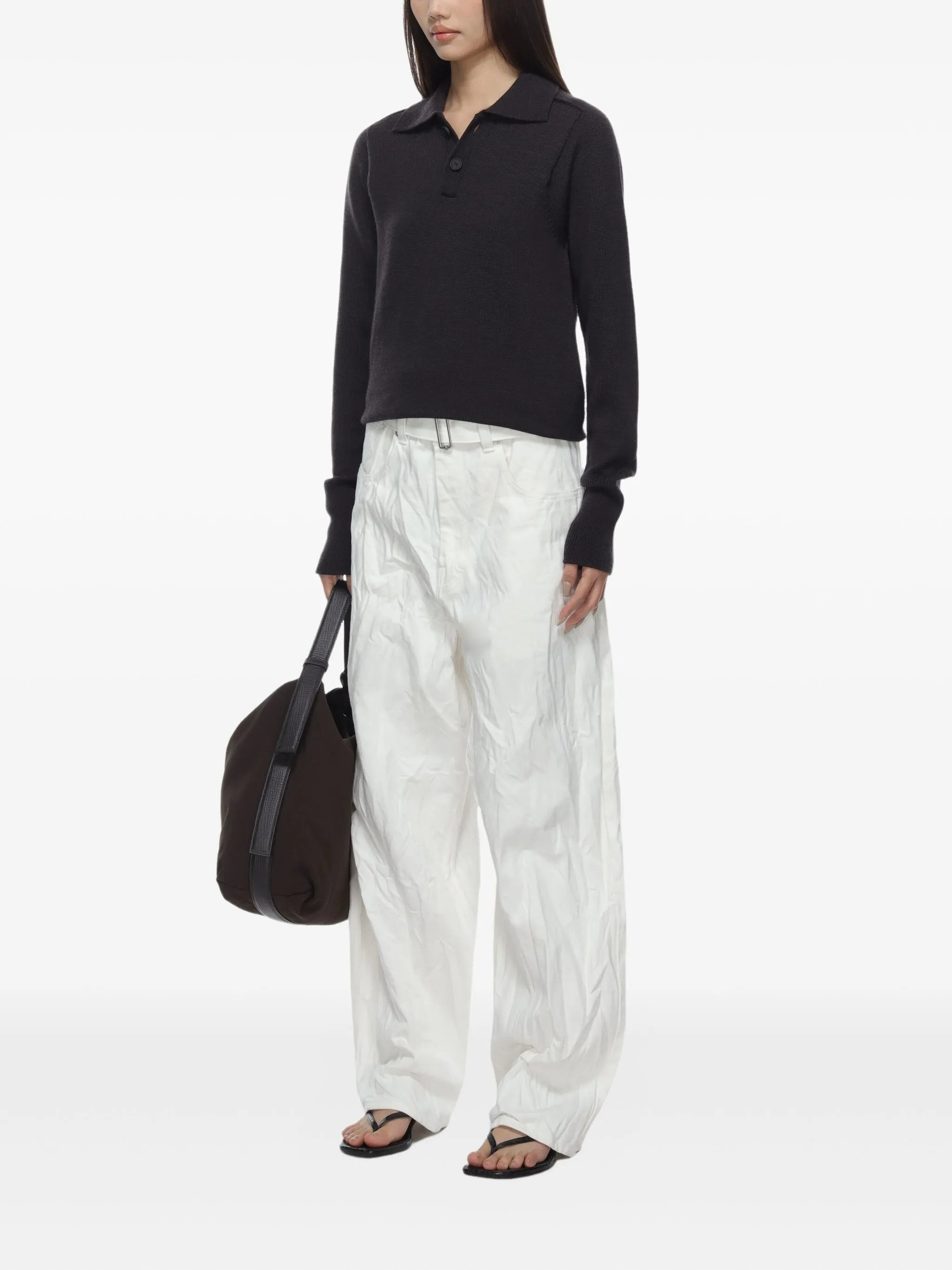 Studio Nicholson Polo-neck Wool Jumper - 4