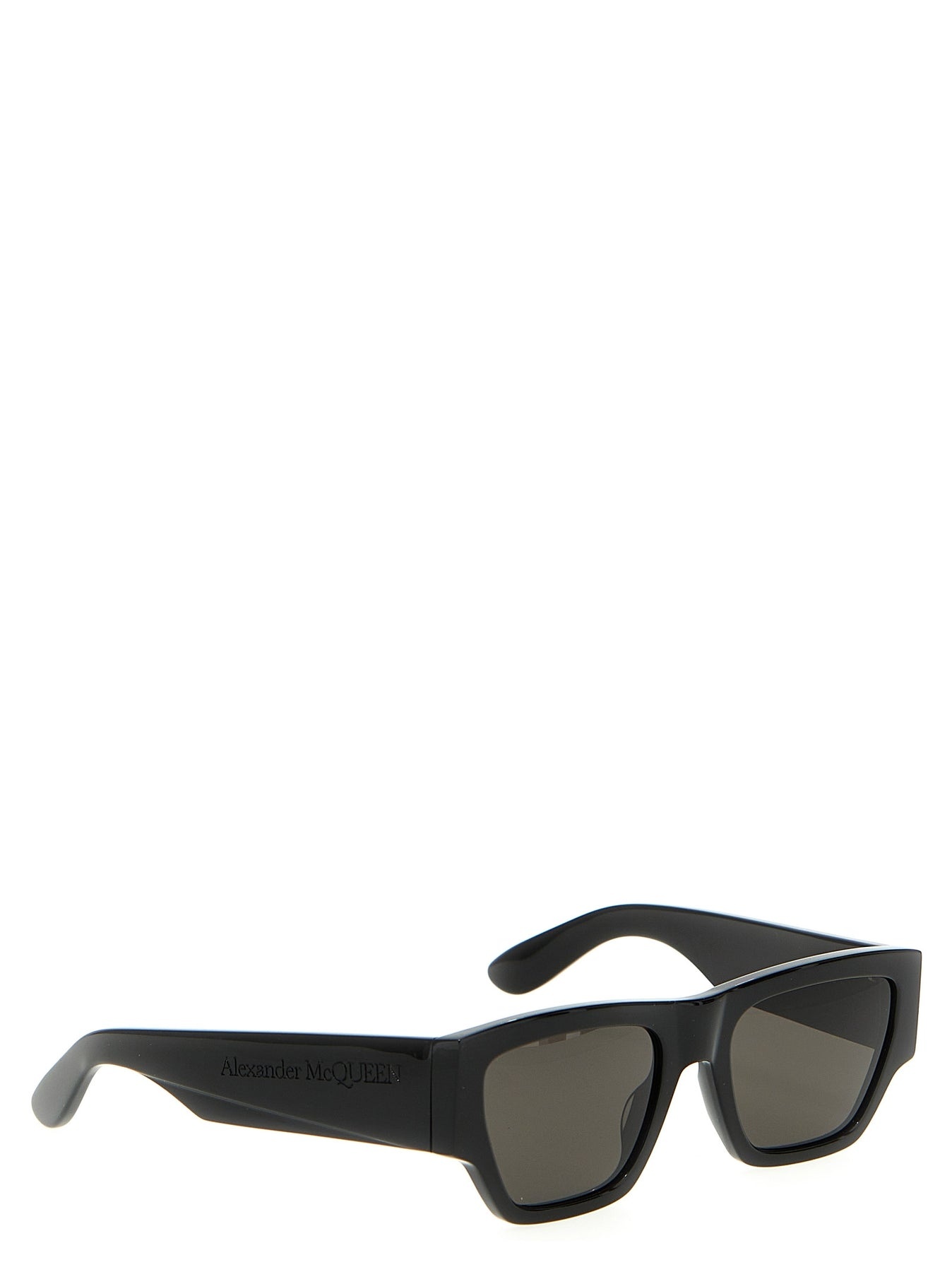 Mcqueen Angled Sunglasses Black - 2