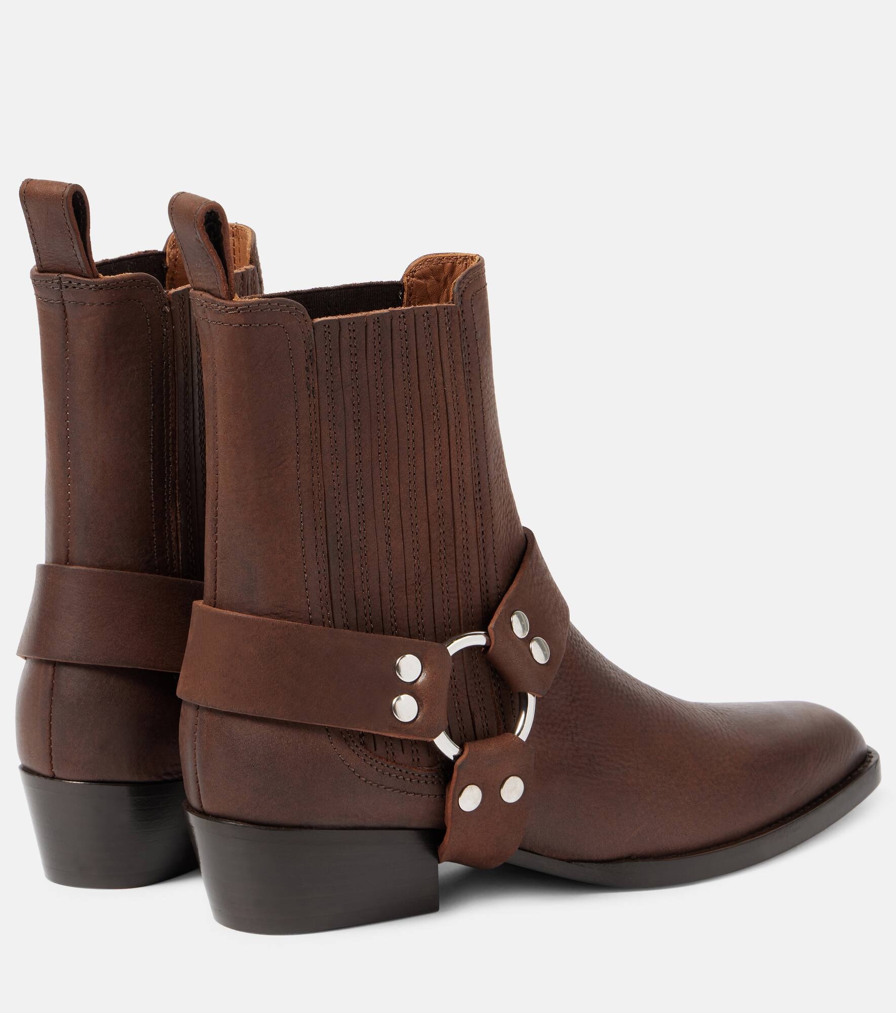 Helena leather ankle boots - 3