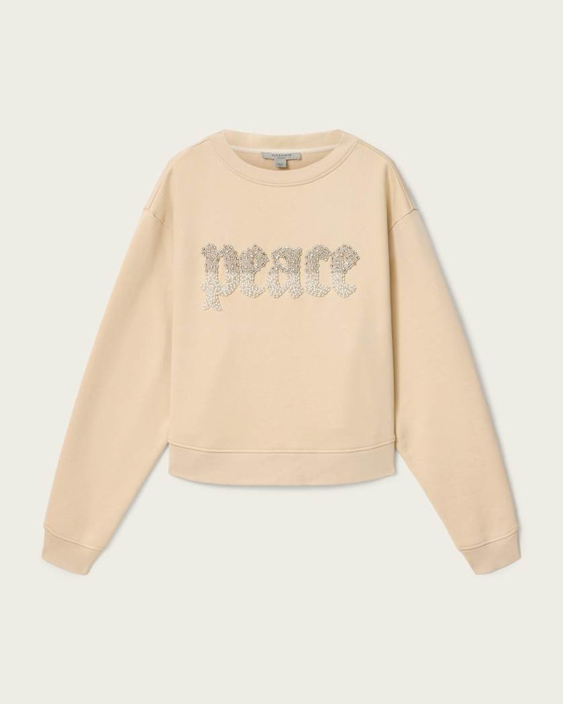 PEACE PIPPA EMBELLISHED SWEATSHIRT 1