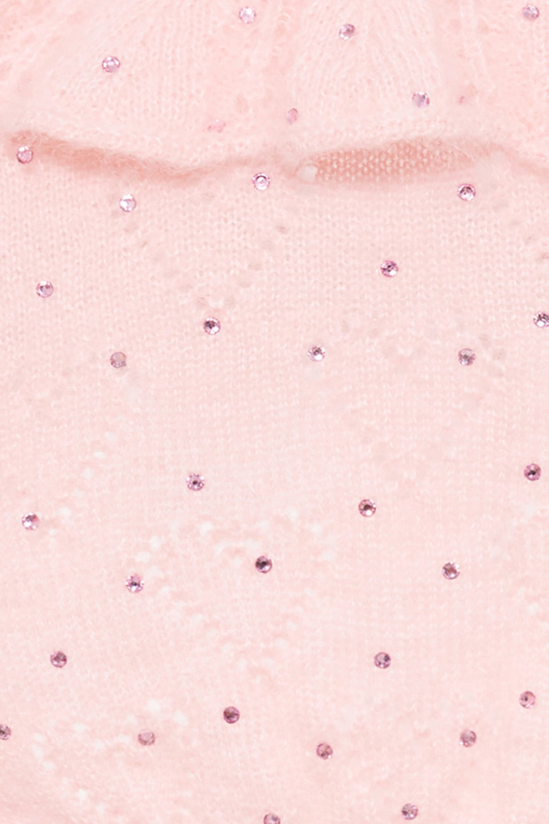 KNITTED MOHAIR BOLERO WITH HOTFIX 3