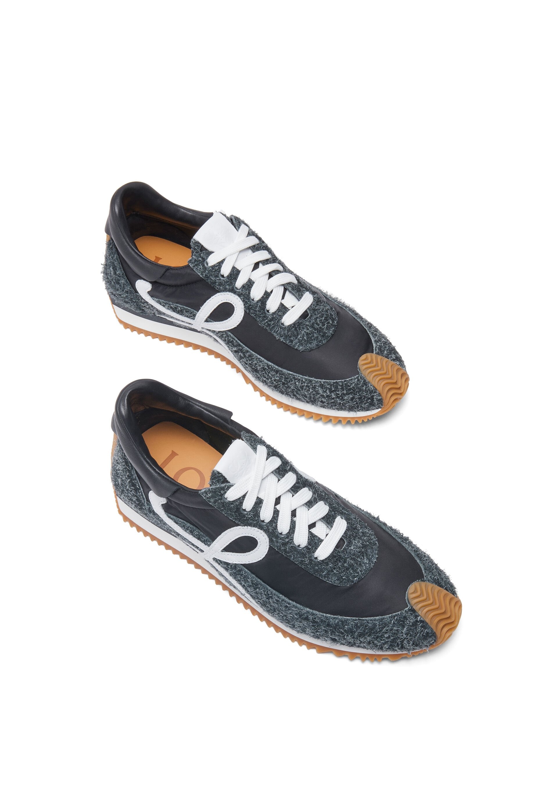 Flow Runner in nylon and brushed suede - 3