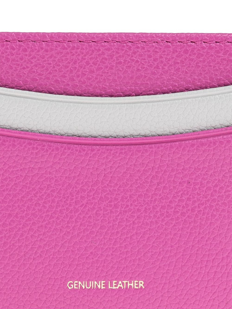 leather colour-block cardholder 4
