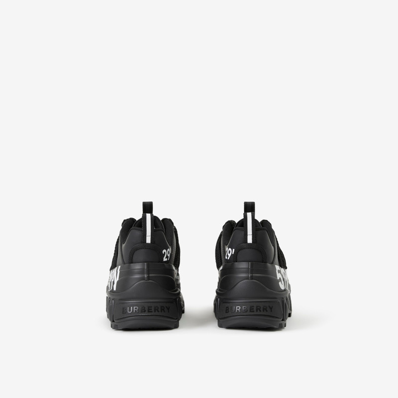 Lace Detail Coordinates Print Leather Arthur Sneakers 3