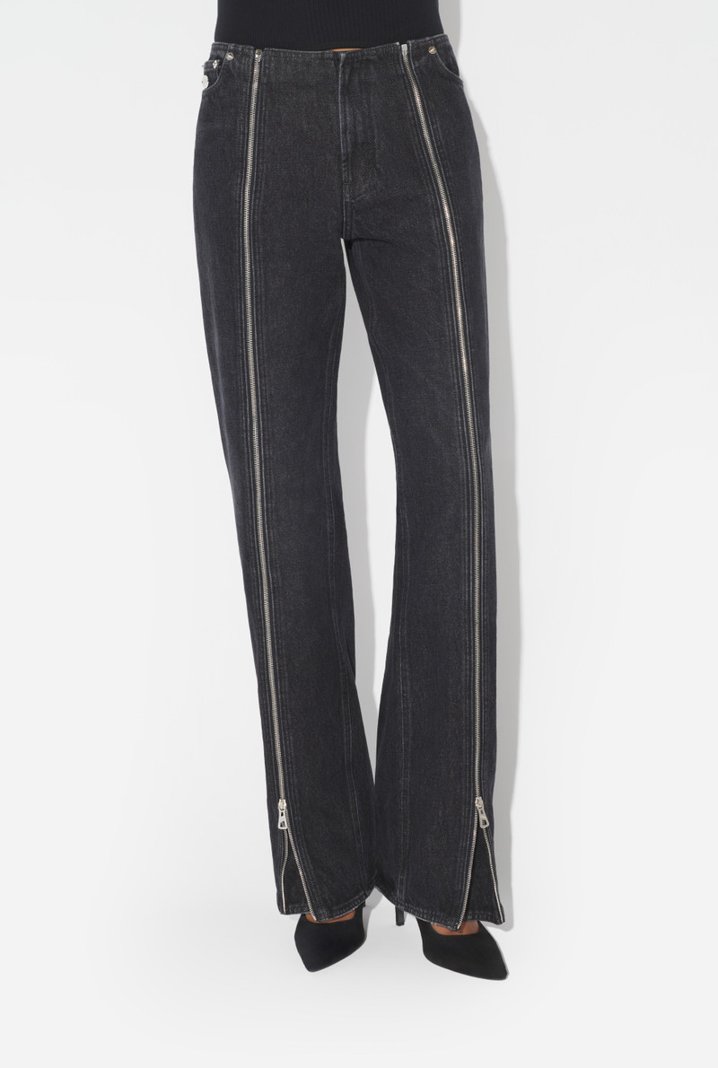 Jean Paul Gaultier THE BLACK ZIPPED JEANS outlook