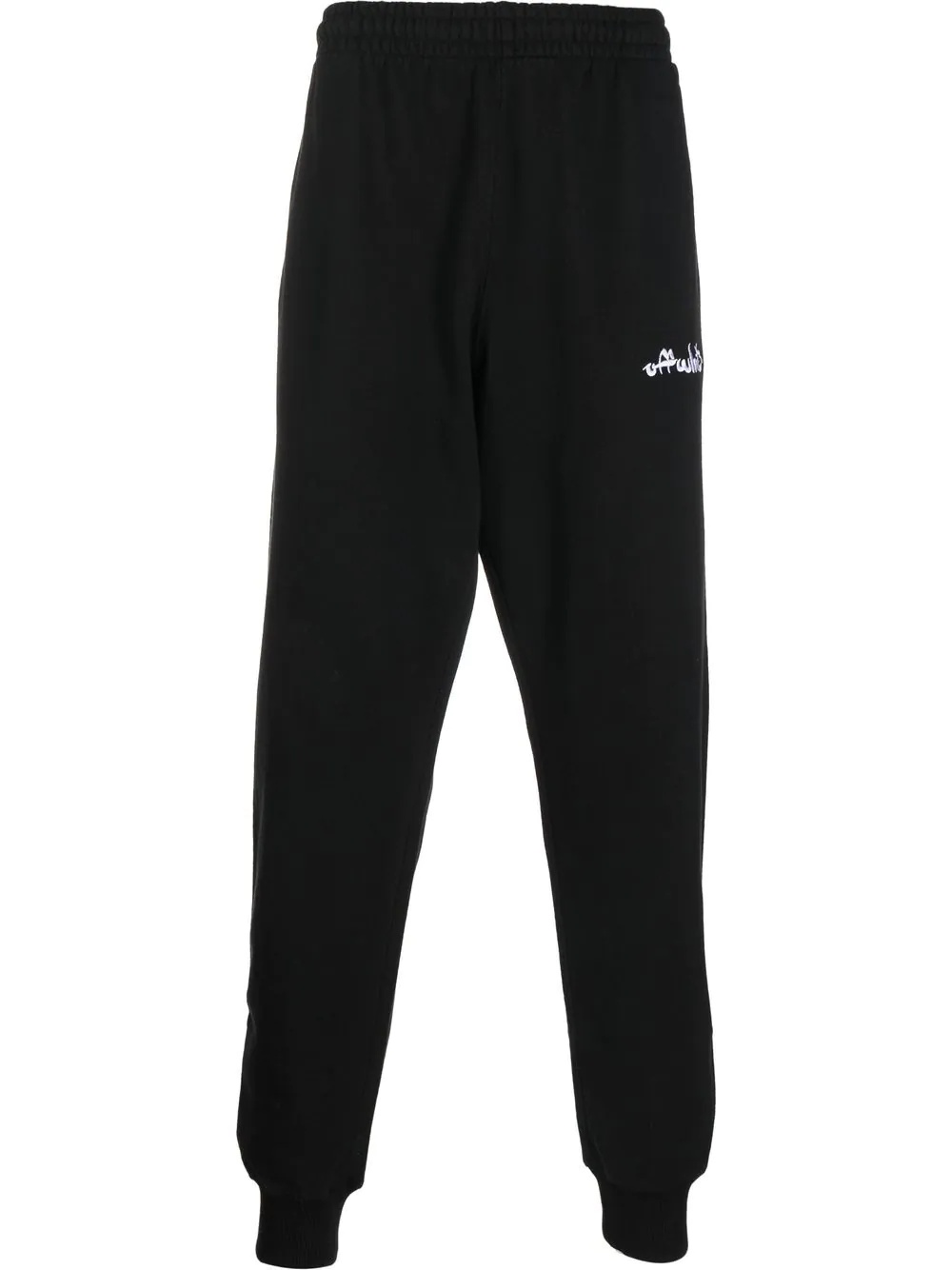 logo-embroidered track pants - 1