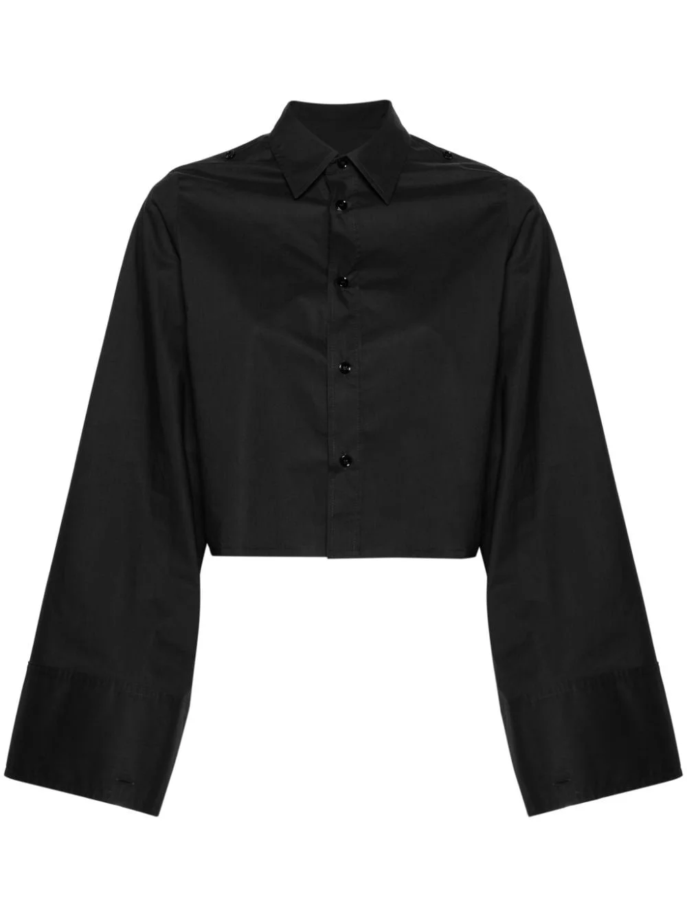extra-long sleeve cropped shirt - 1