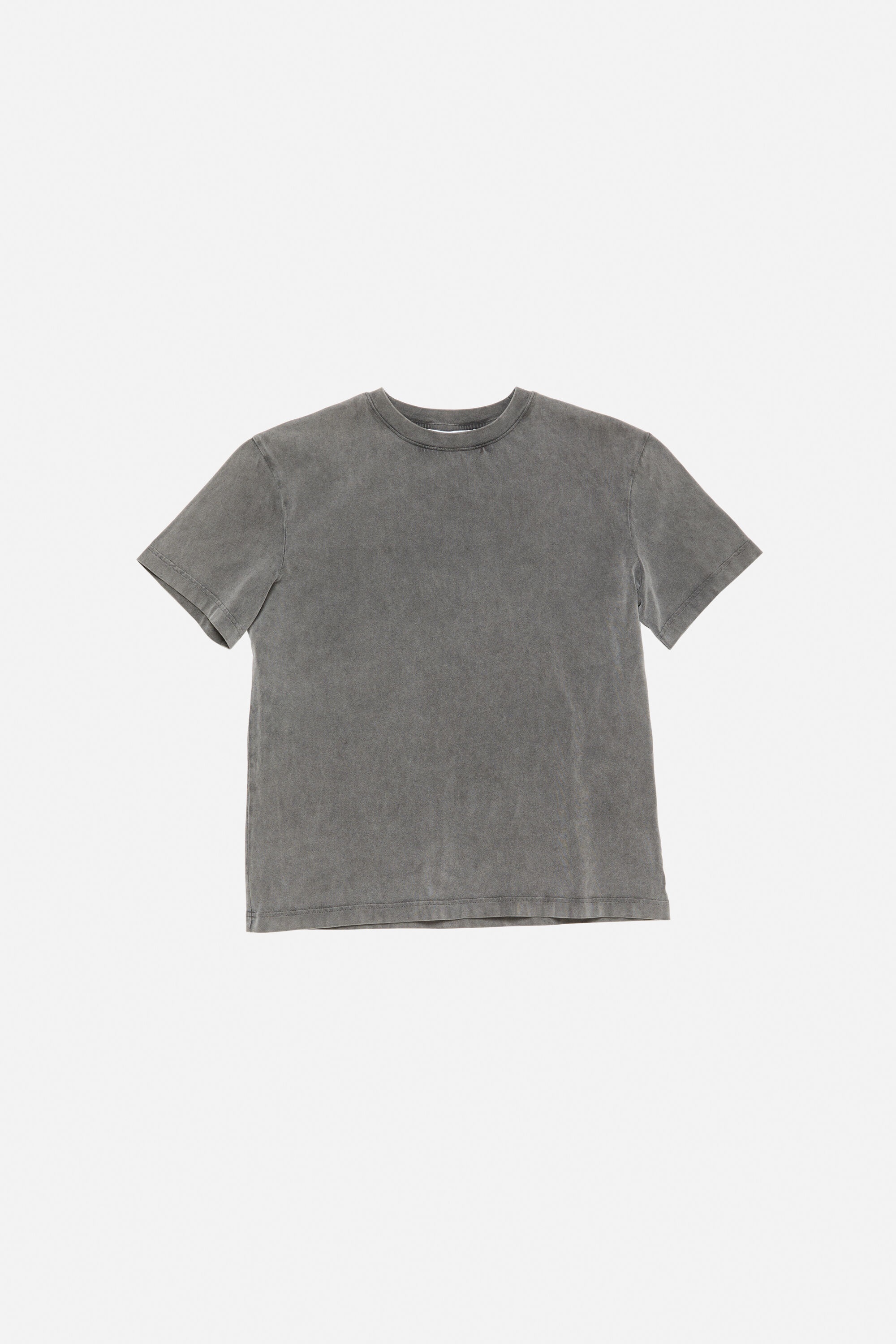 Cotton crewneck t-shirt - Faded black - 2