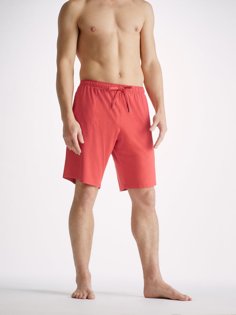 Men's Lounge Shorts Basel Micro Modal Stretch Paprika - 2