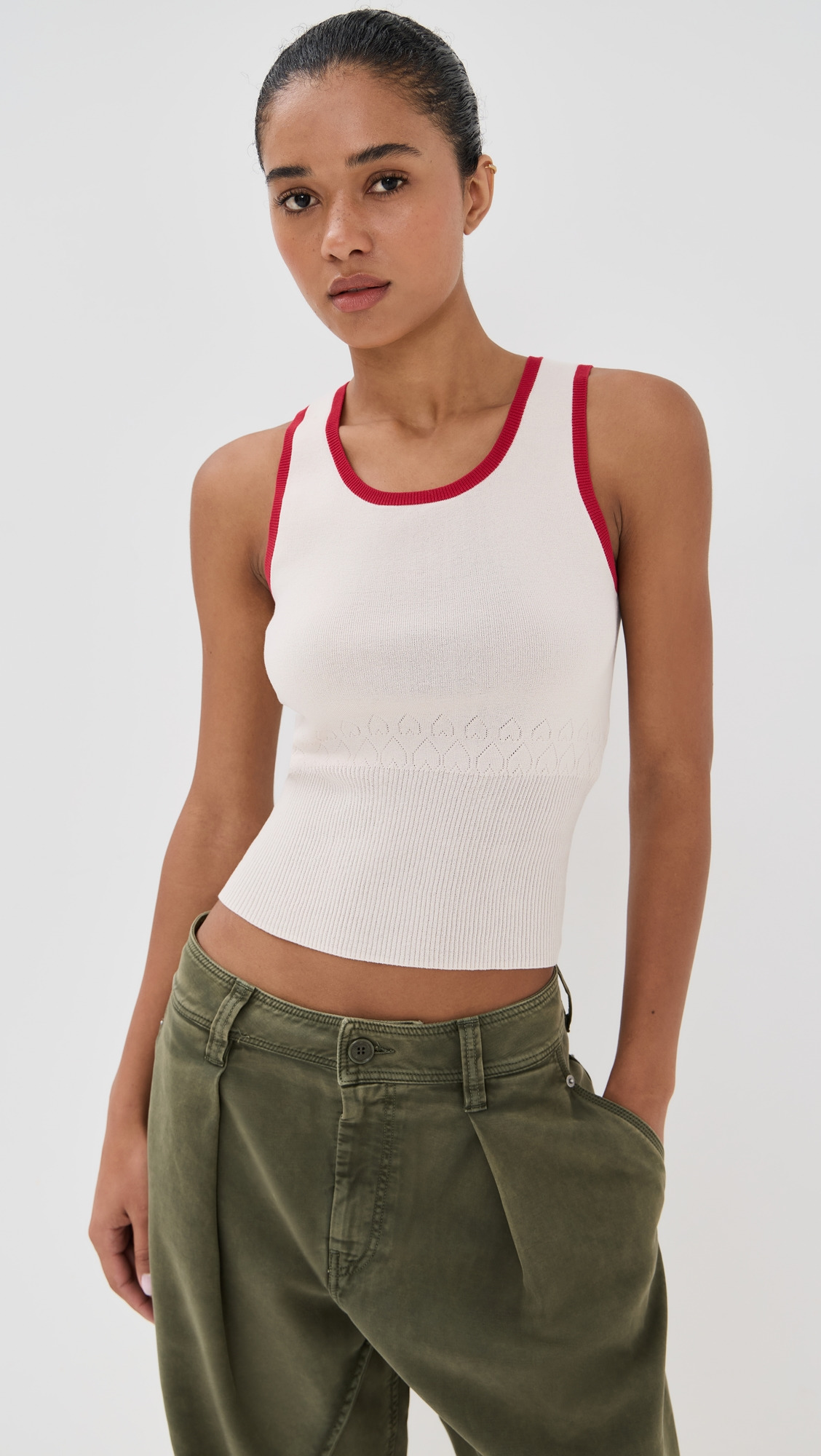 Contrast Trim Vest - 6