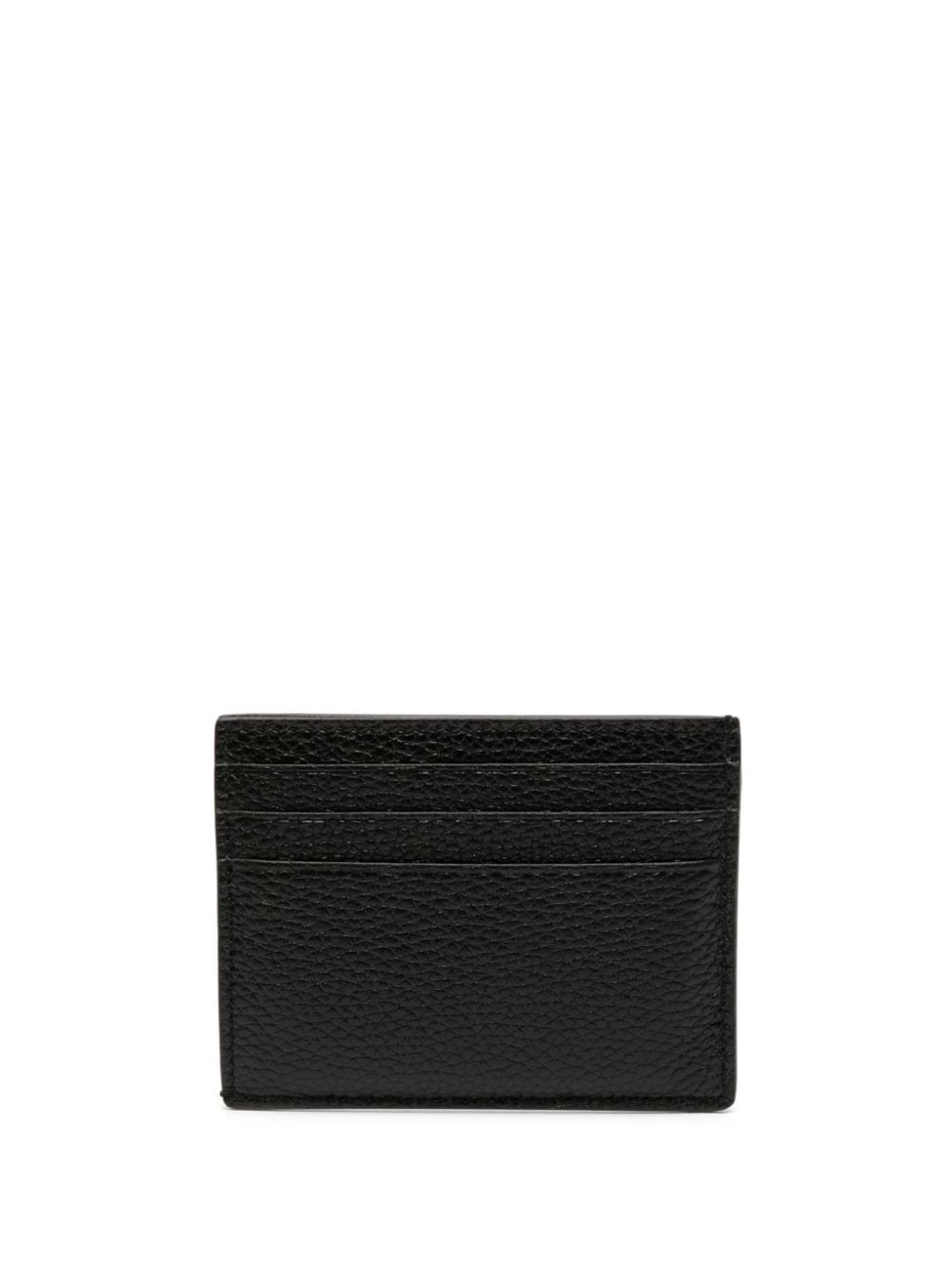embossed-flower leather wallet - 2
