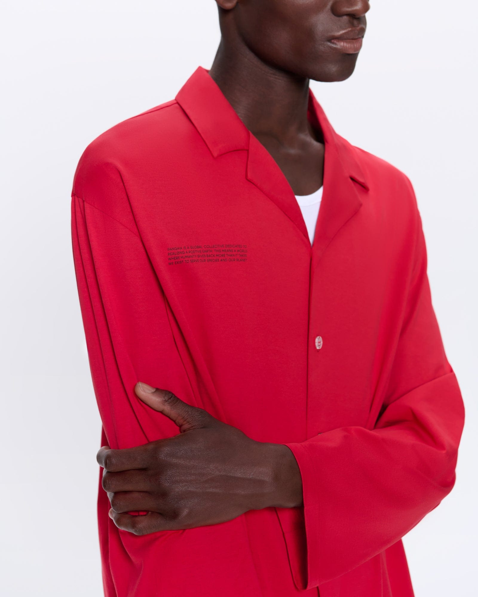 Mens 365 Lightweight Long Pyjama Set  - Goji Red - 3