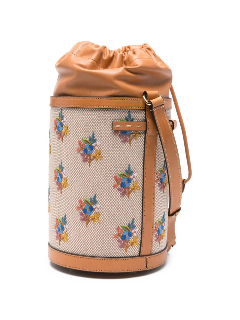 floral-pattern bucket bag 3
